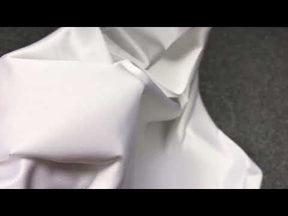 Satin Duchesse Polyester Blanc - Contessa