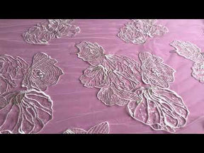 Dentelle à Paillettes Brodées Ivoire - Hiranna