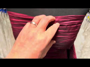 Taffetas P609 froissé foncé tricolore bordeaux/noir