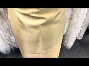 Dupion en satin de polyester citron - Clarté (P967)