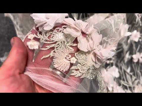 Dentelle 3D Ivoire & Blush - Moonira
