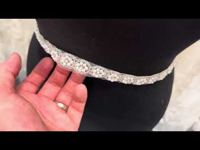 Bordure perlée en cristal - T821
