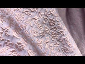 Jacquard en relief lavande et rose - BR1003