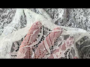 Dentelle à sequins ivoire - LB6005