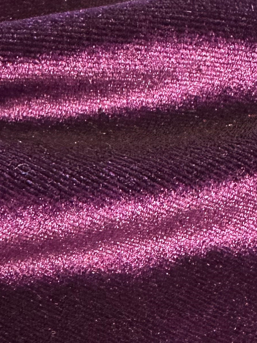 Purple Stretch Silk Velvet - Cozy