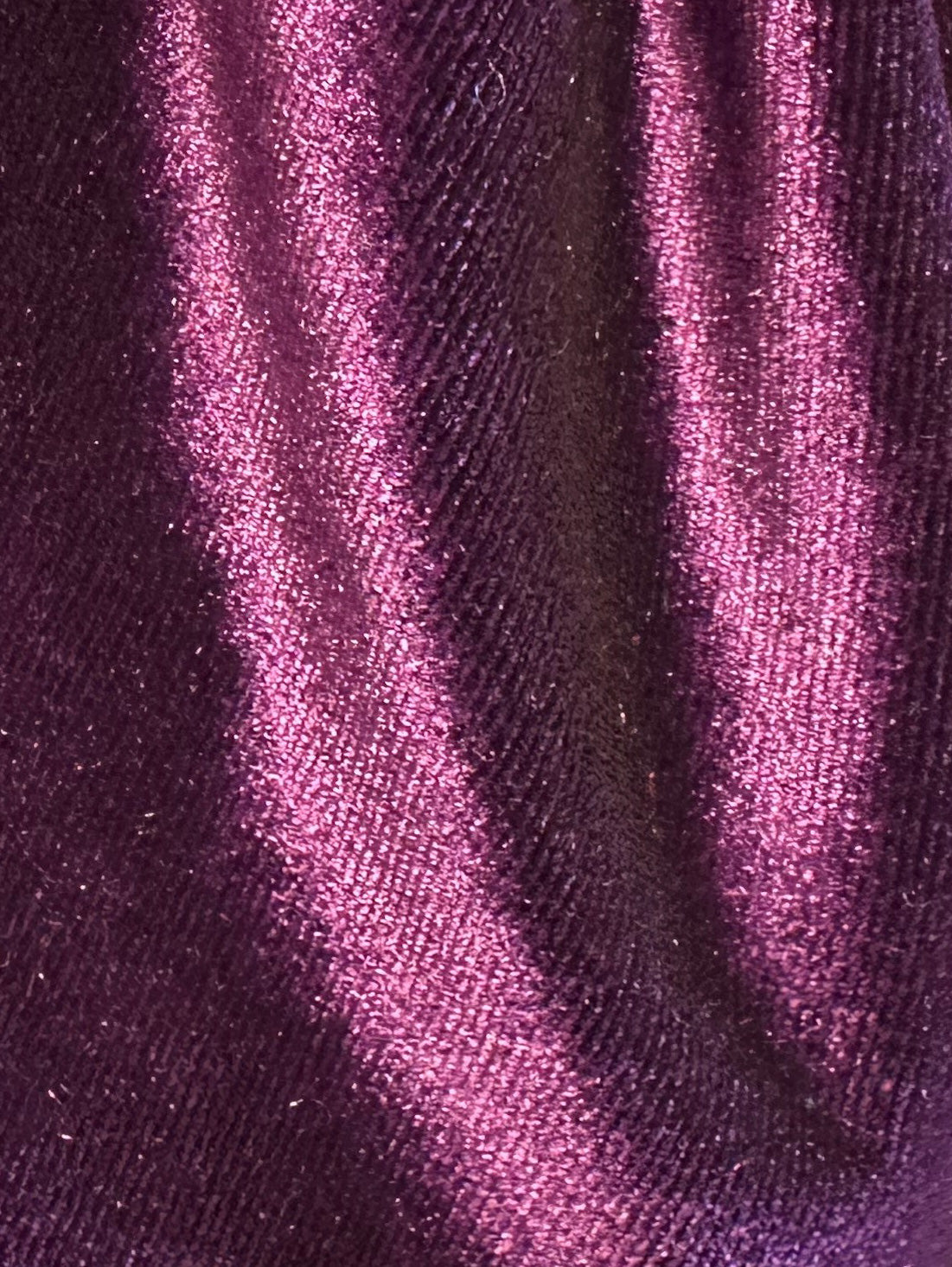 Purple Stretch Silk Velvet - Cozy