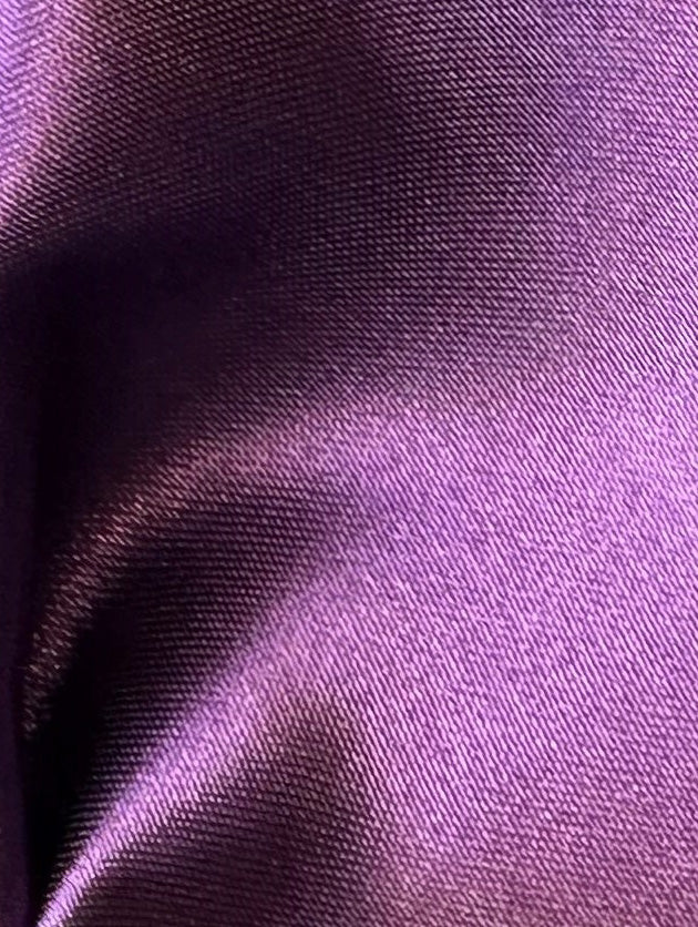 Deep Purple Polyester Satin - Family