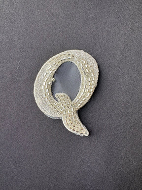 Beaded Letter Q