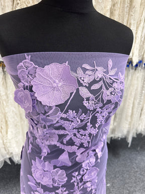 Dentelle 3D violette - Meghan