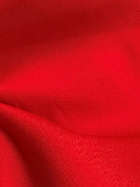 Red Cotton Poplin
