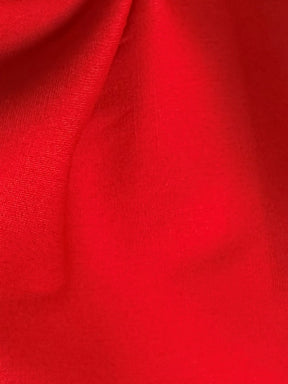Red Cotton Poplin