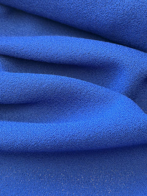 Crêpe de laine italien bleu roi - P640