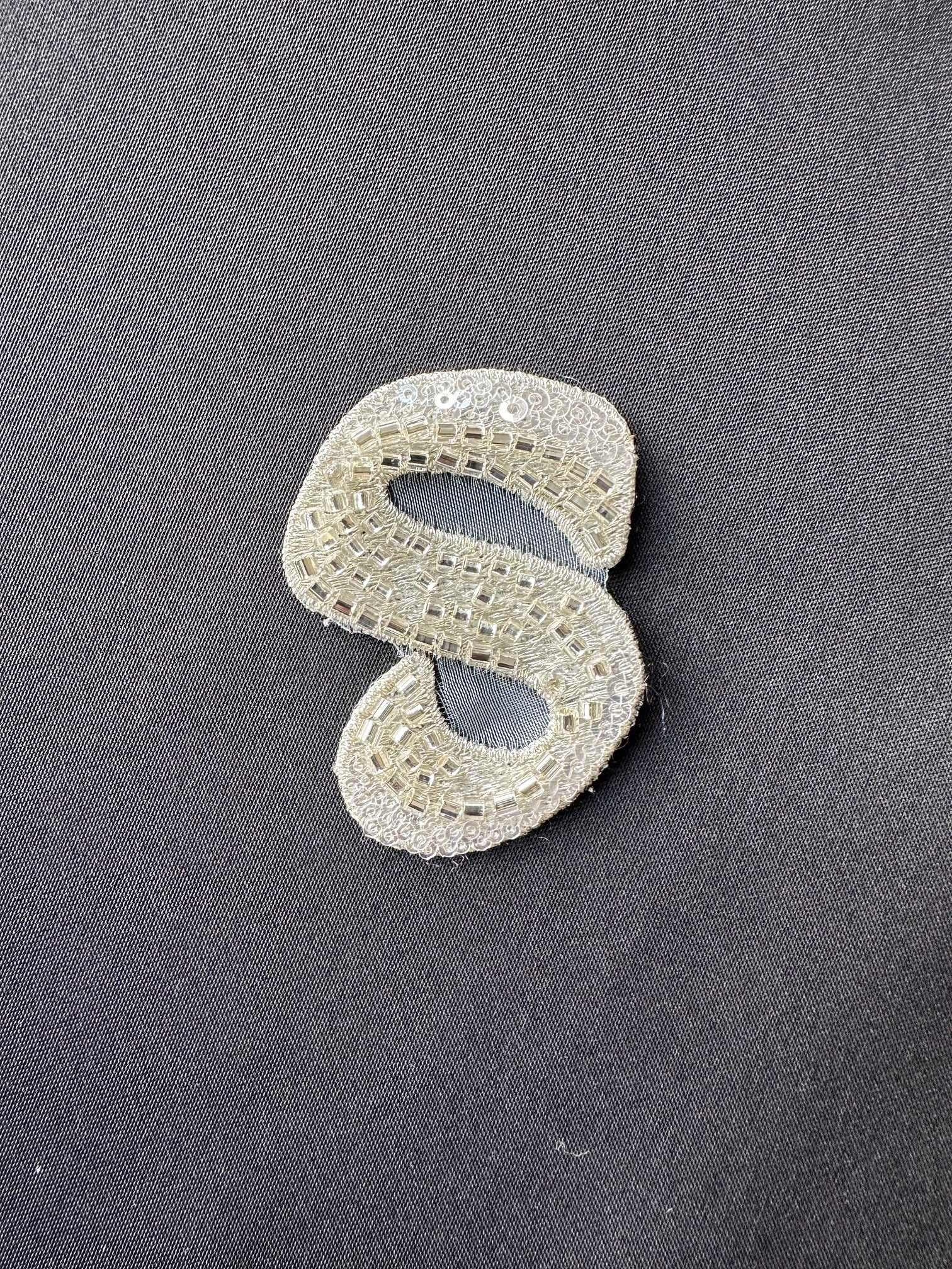 Beaded Letter S