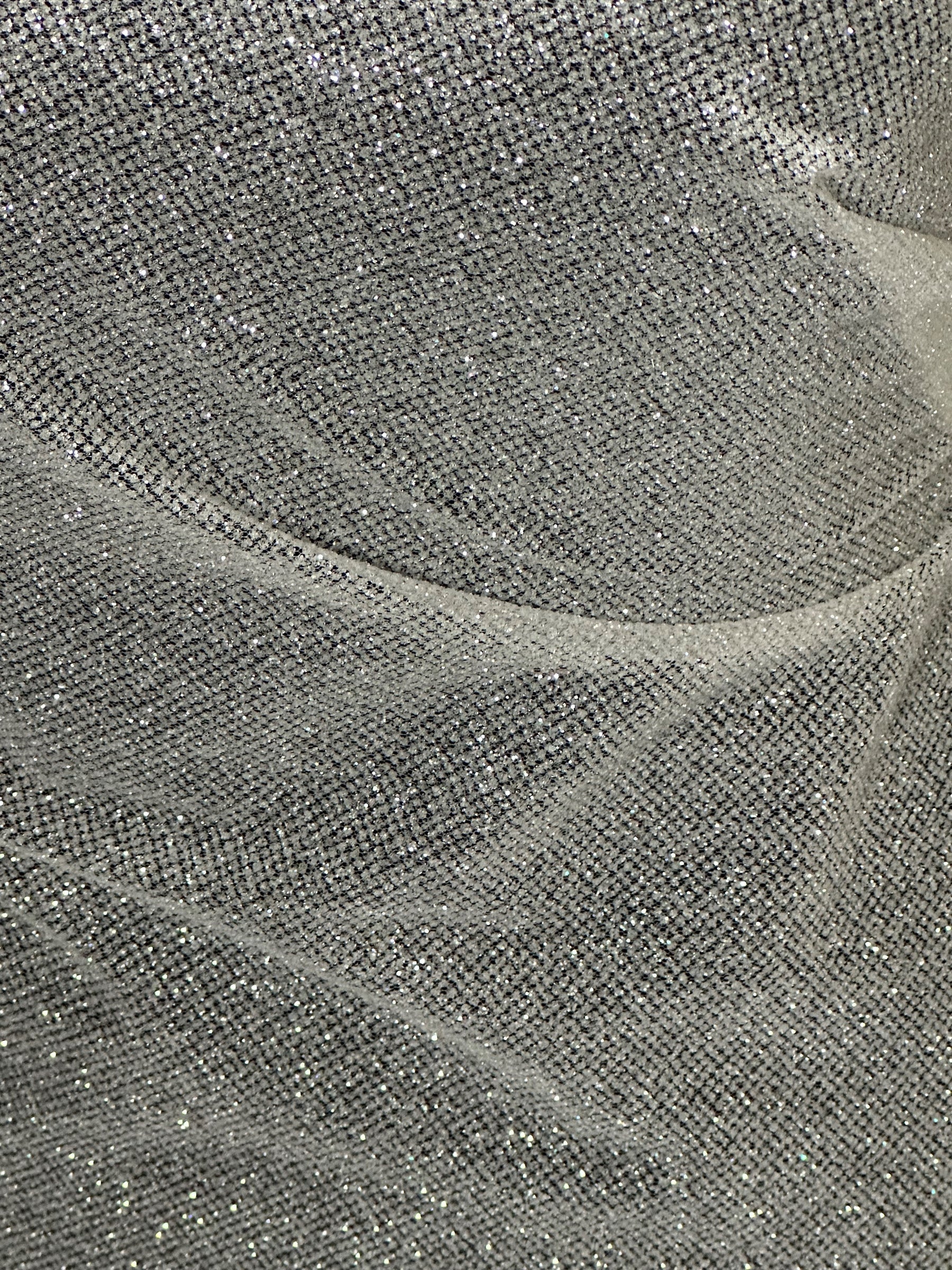 Tulle pailleté porcelaine - Brillant