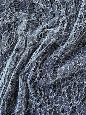 Dentelle de Chantilly blanche - Samantha