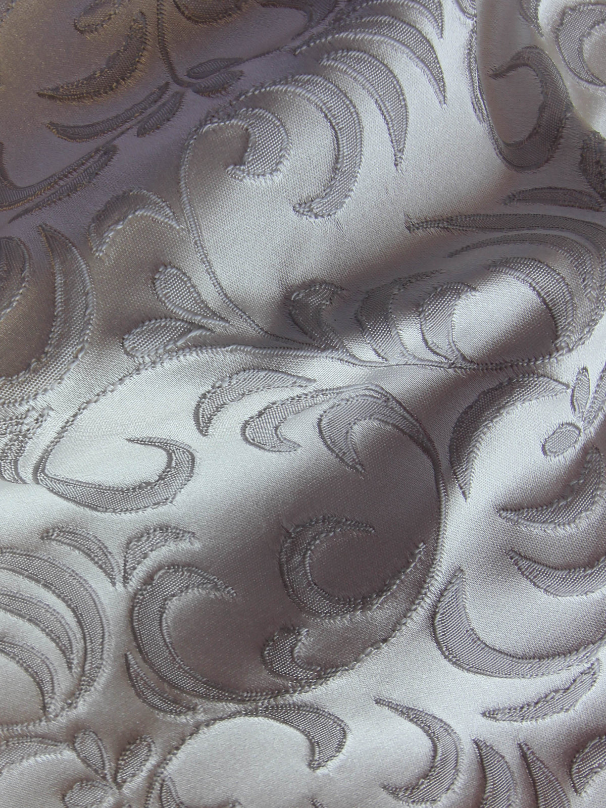 Tissu Jacquard Argenté - Nice