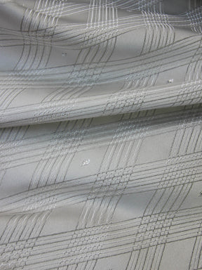 Tissu Gilet Argenté - Athènes