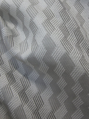 Tissu pour gilet argenté - Sorrento
