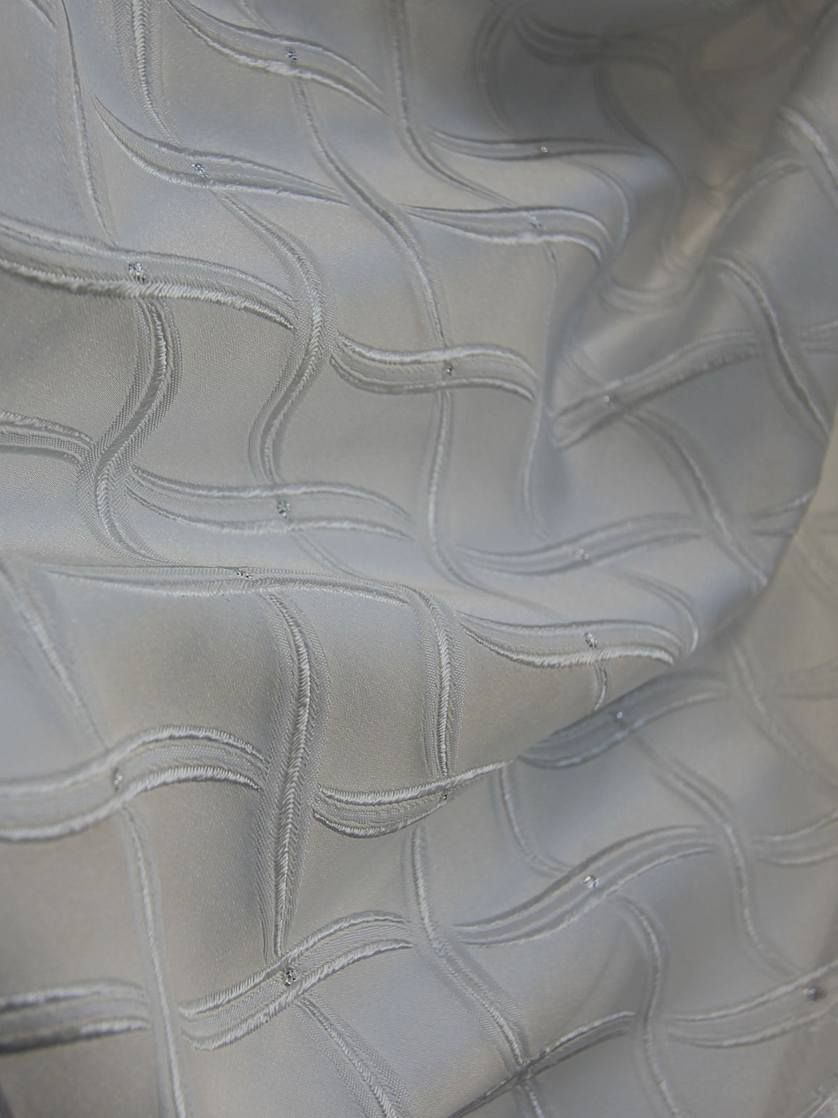 Tissu pour gilet argenté - Copenhague