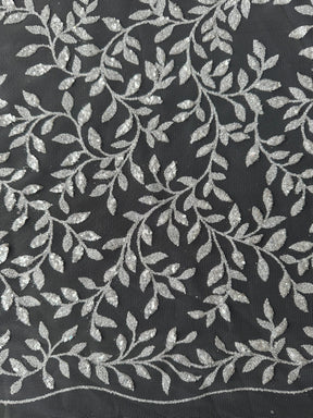 Dentelle ivoire à paillettes - Simeon TU0061