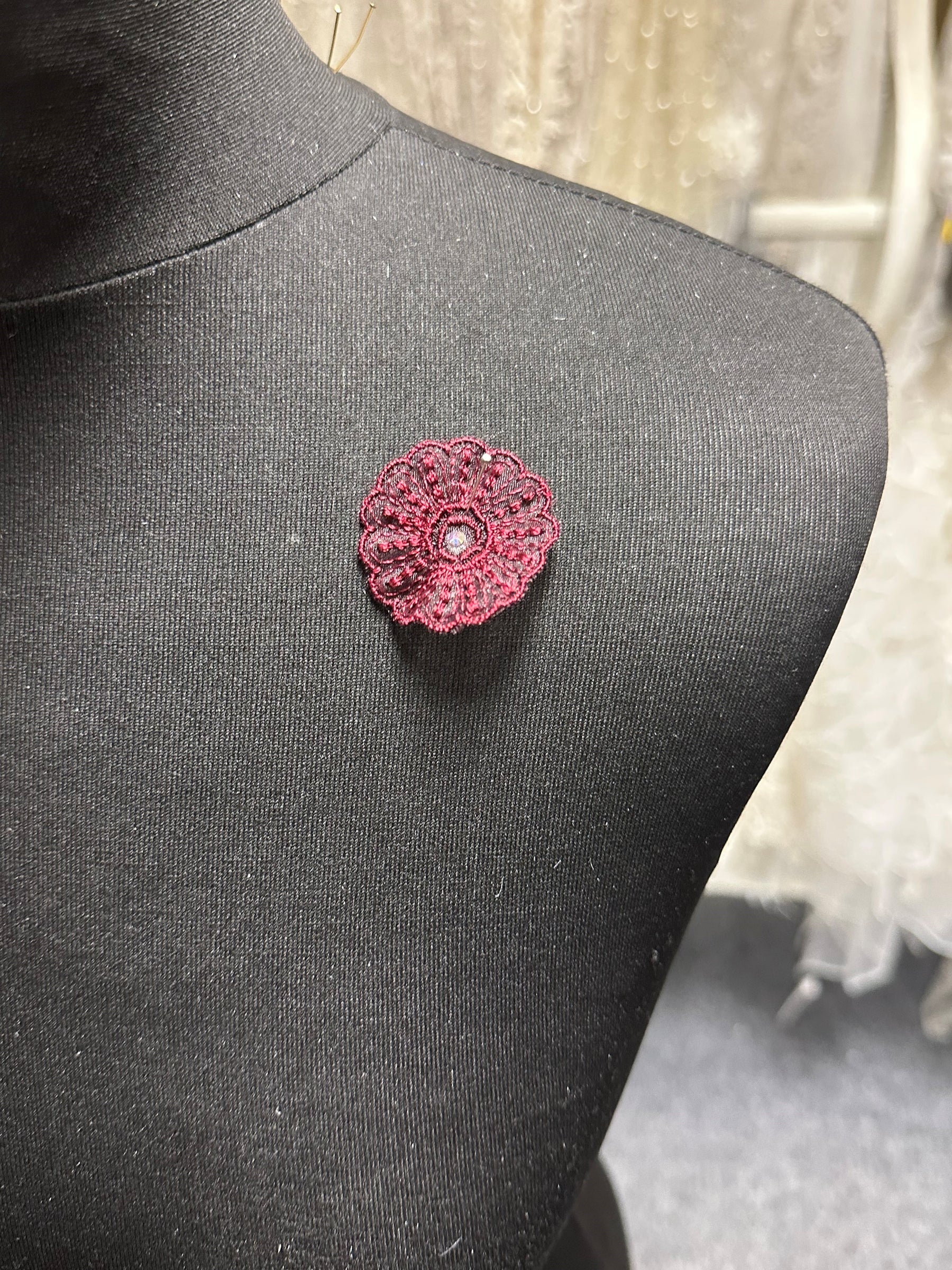 Applique en dentelle irisée dorée - Aladdin (CF AP 34295)