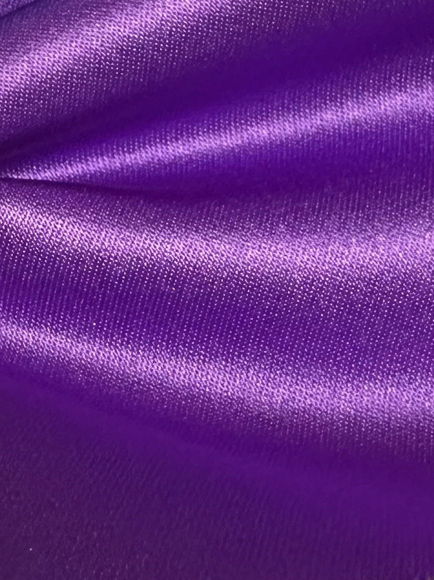 Satin de polyester violet - Canada