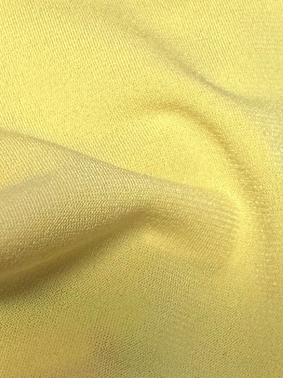 Yellow Polyester Stretch Jersey - Romania