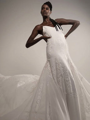 Dentelle Brodée Ivoire - Ursula