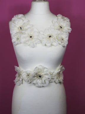 Applique en dentelle ivoire - Alaska