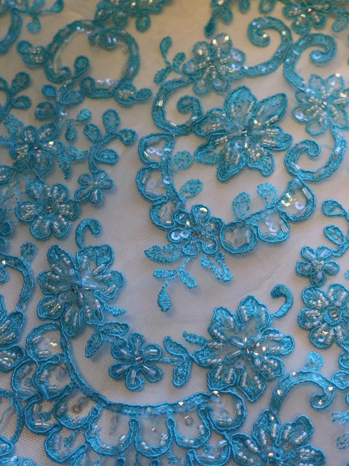Dentelle Turquoise  - Alexandra.