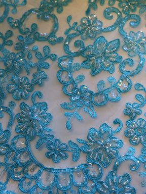 Dentelle Turquoise  - Alexandra.
