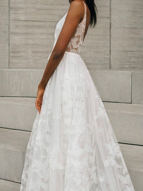 Dentelle Brodée Ivoire - Alhambra