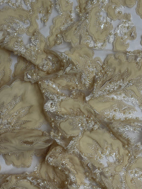 Dentelle ornée de champagne - Allie