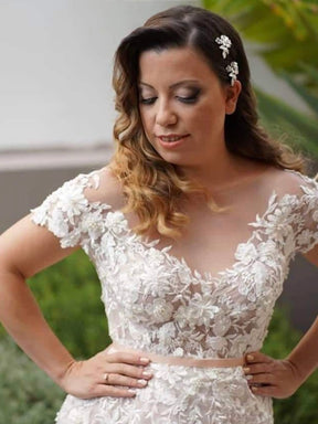 Dentelle Perlée Ivoire - Mariella