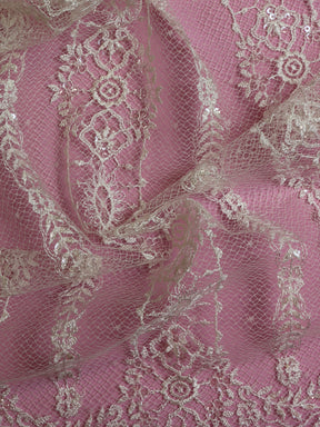 Dentelle Paillettes Ivoire - Ambre