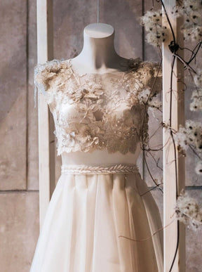 Dentelle Perlée Ivoire - Mercy