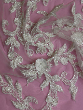 Dentelle Perlée Ivoire - Bibi