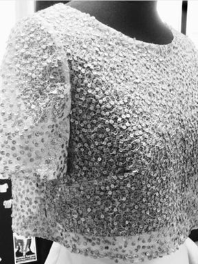 Couture Brodé Grise - Moondust
