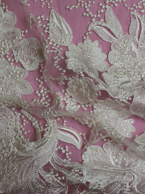 Dentelle Broderie Ivoire - Bronwyn
