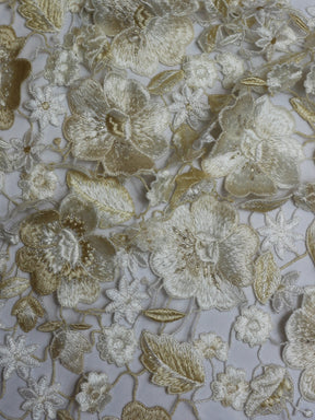Dentelle Guipure Champagne - Rafaella