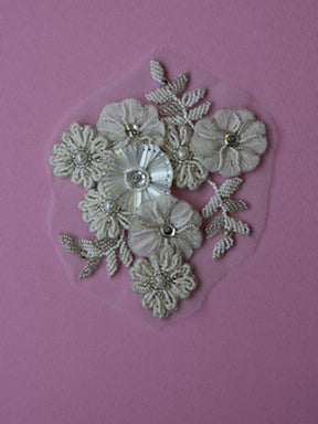 Applique en cristal brodée – Aster