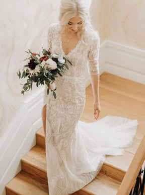 Dentelle Broderie Paillettes Ivoire - Dusk