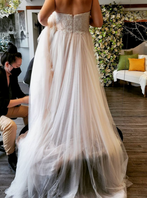 Tulle de coton ivoire - Delight