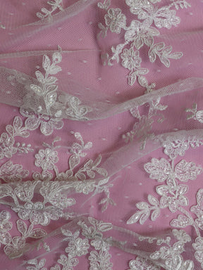 Dentelle Cordonnée Blanche - Delmira