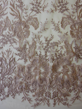 Dentelle brodée rose pâle - Bexley