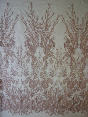Dentelle brodée rose pâle - Bexley