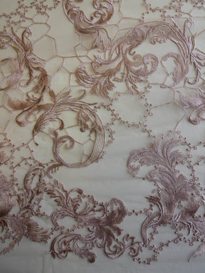 Dentelle Broderie Rose - Sortil