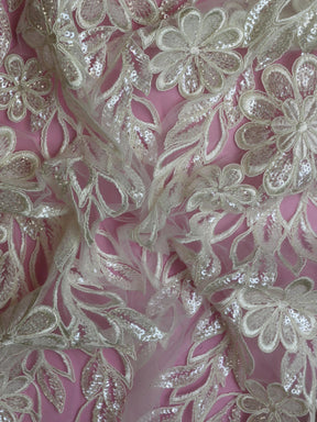 Dentelle Bordée Ivoire - Edna