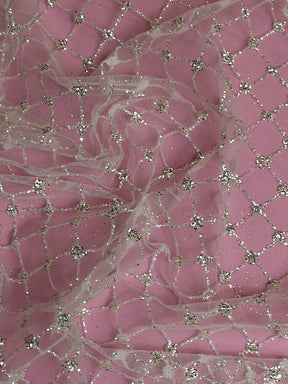 Dentelle pailletée ivoire - Eliana