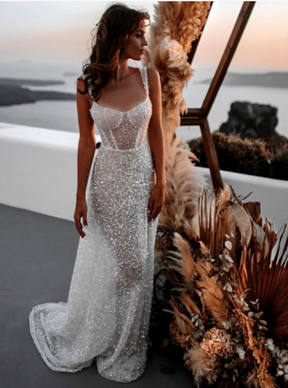 Dentelle Ivoire Pailettée - Luz